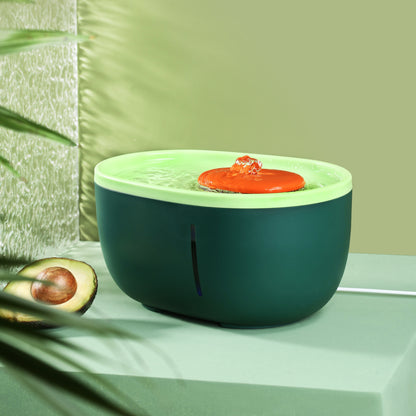 New Pet Water Dispenser LED Visual Automatic Drinking Bowl