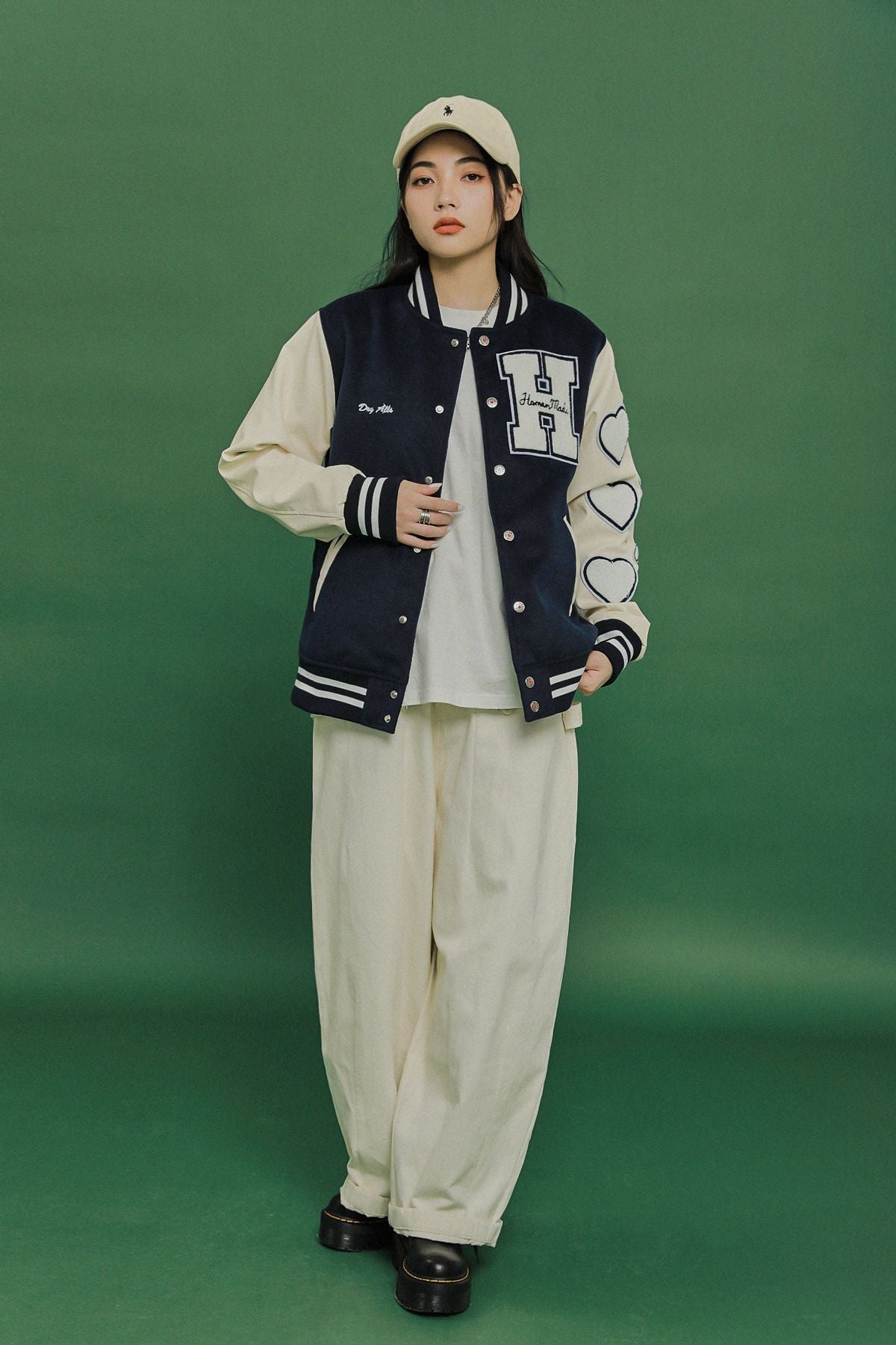 Baseball Uniform Style Women's Jacket