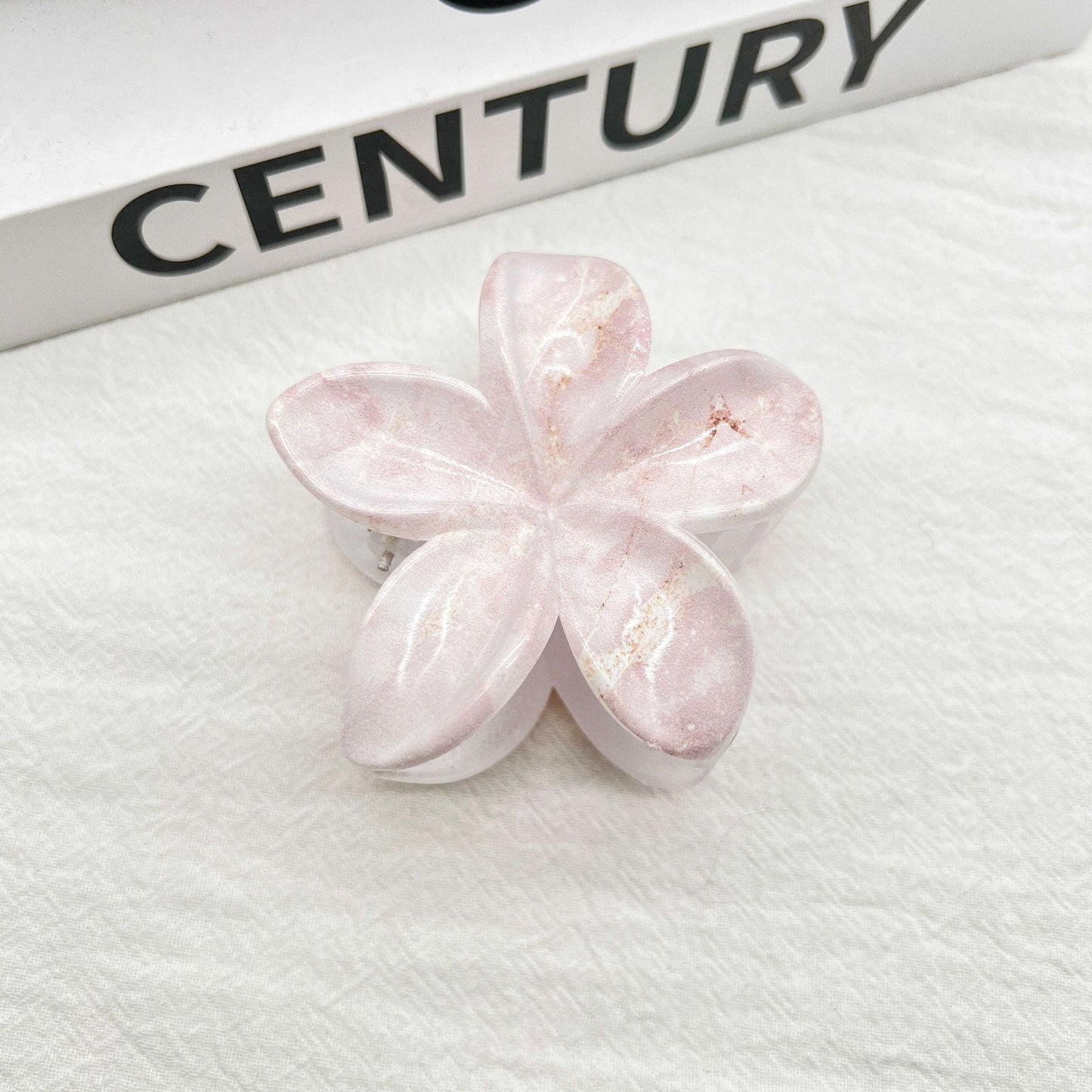 Color Blooming Plumeria Rubra Hair Clip