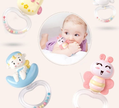 Baby Rattles Crib Mobiles Toy Holder Rotating Mobile Bed Bells