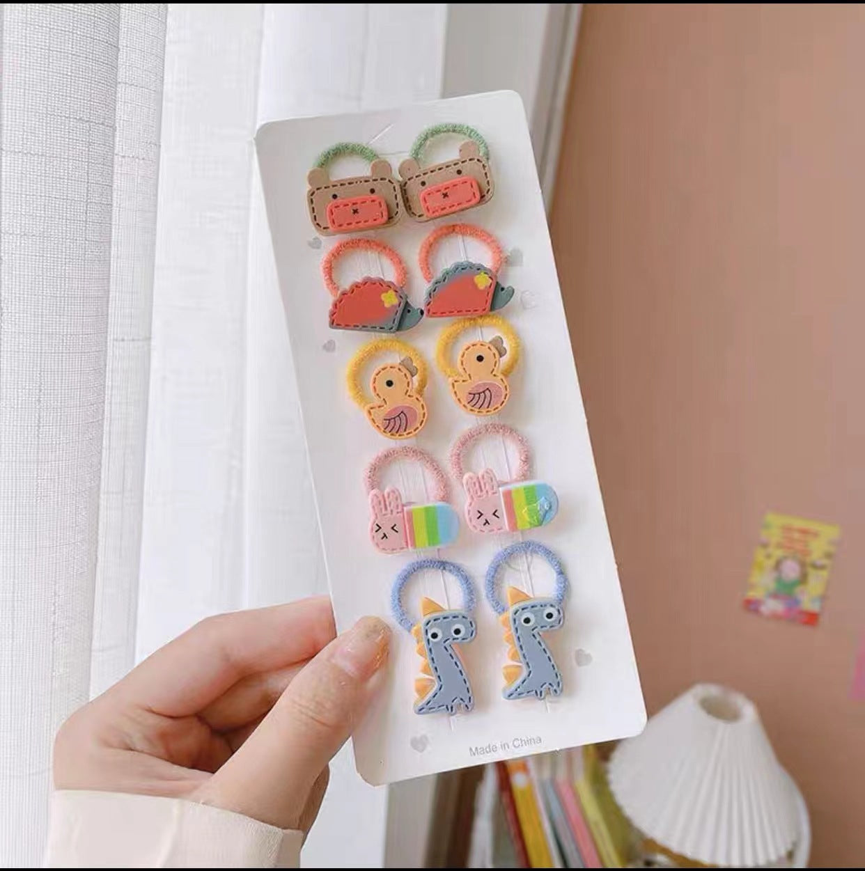 子供用ヘアクリップ リボンヘアクリップ 帽子