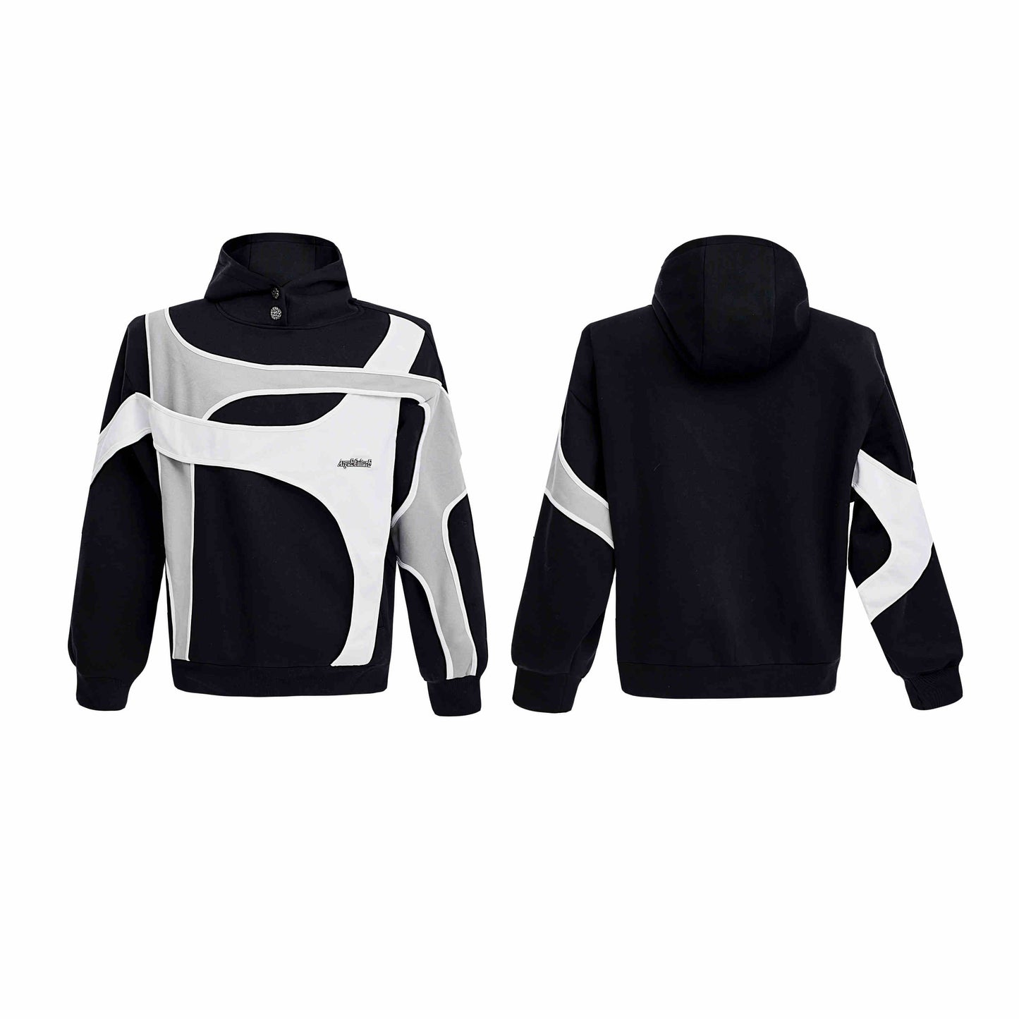CROSS STICHED HOODIE