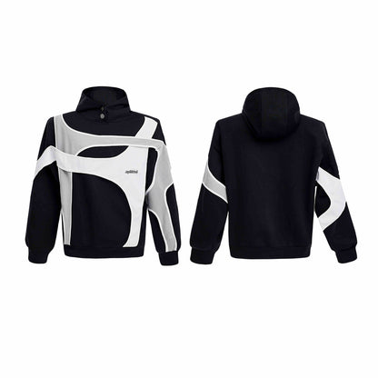 CROSS STICHED HOODIE