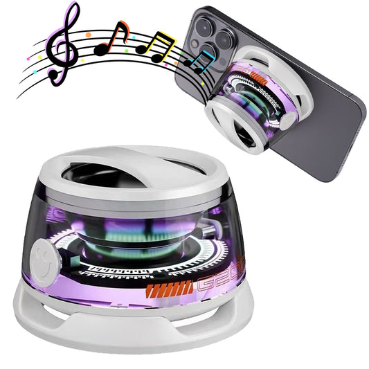 Portable Bluetooth Lighting Speaker (BT5.3) 7 Hours Playback Magnetic Phone Holder