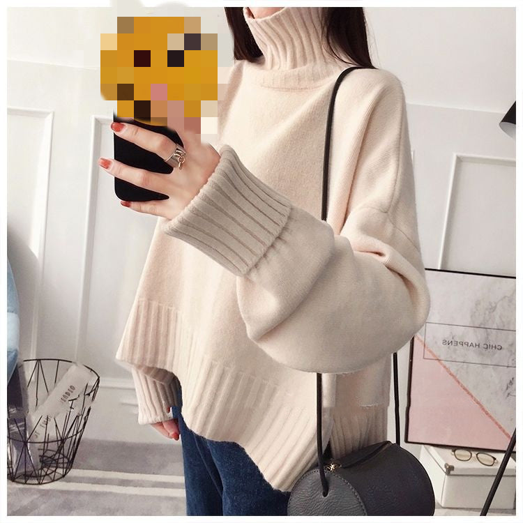 Turtleneck Sweater Women Pullover Fashion Thickening