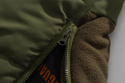 FLEECE STICHED THICKENED JACKET