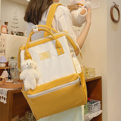 Large Capacity 15.6 Inch Simple School Backpak