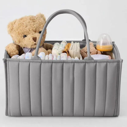 Baby Diaper Caddy Organizer, Stylish Storage Basket For Newborn Essentials
