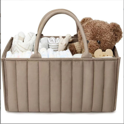 Baby Diaper Caddy Organizer, Stylish Storage Basket For Newborn Essentials