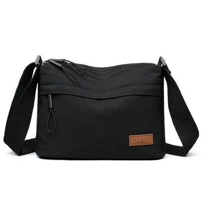 Women's Nylon Cloth Multi-functional Waterproof Shoulder Messenger Bag