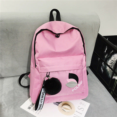College Style School Bag Canvas School Bag Casual Backpack