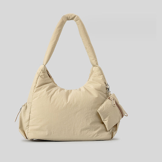 Quilted Commuter Hand-carrying Bag Large Capacity