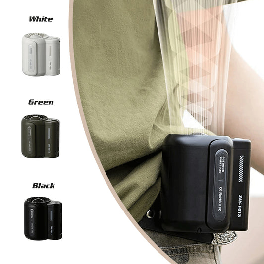 Portable Under Shirt Wear Large Wind Usb Charging Outdoor Summer Cooling Portable Small Air Fan