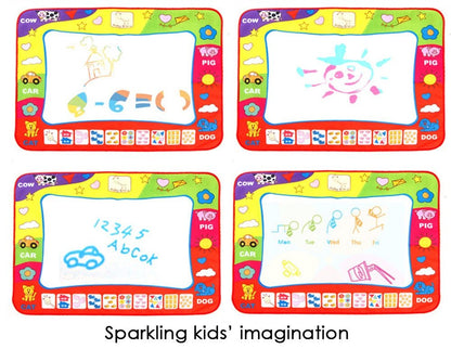 Kids Add Water with Magic Pen Doodle Painting Picture Water Drawing Play Mat