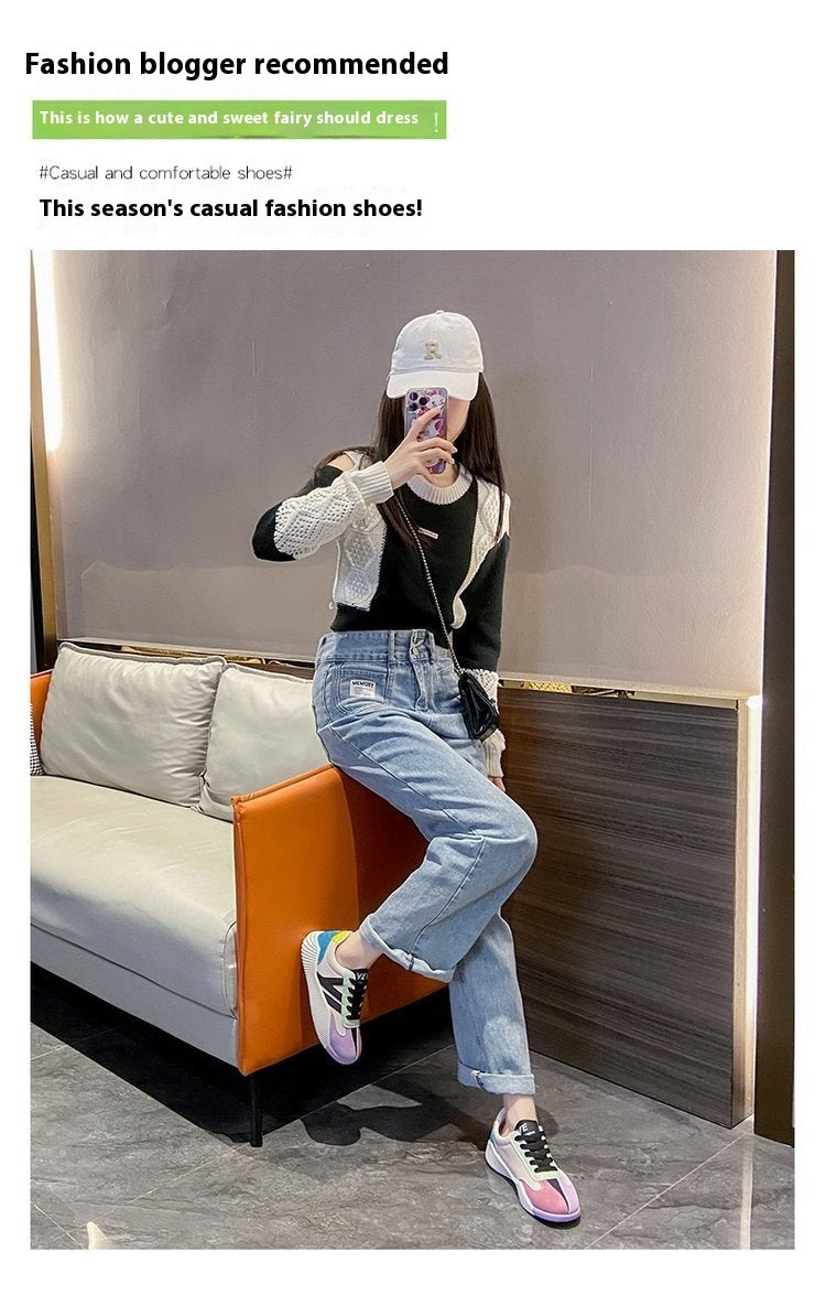Women's All-match Thick Bottom Board Casual Shoes