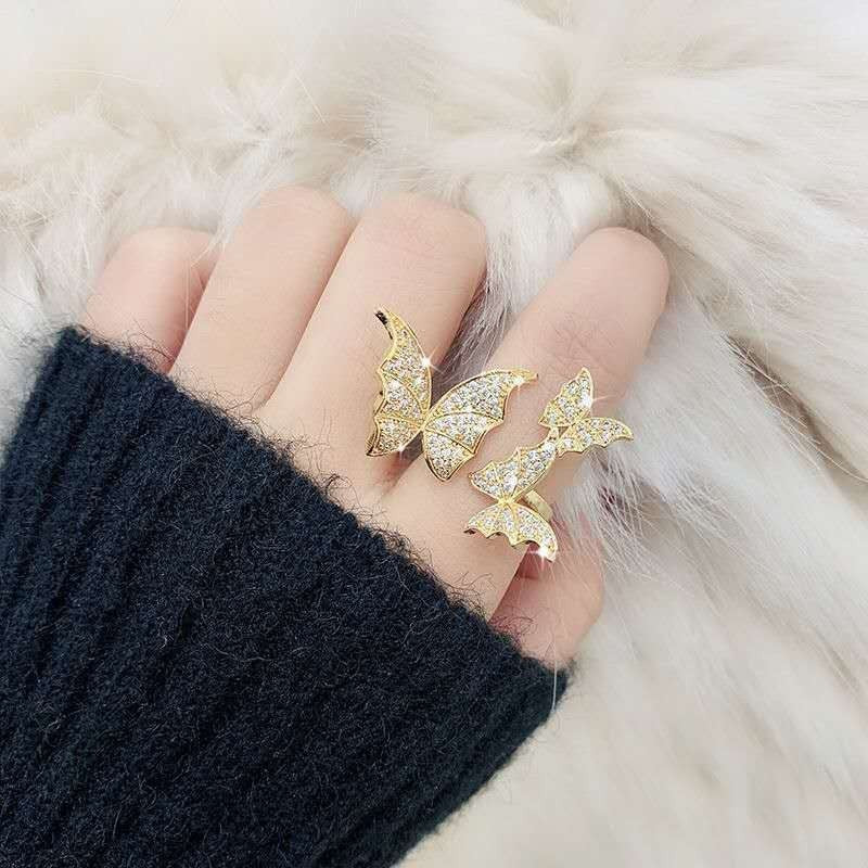 Turnable Anxiety Rings With Bead Relieve Stress Rings For Women