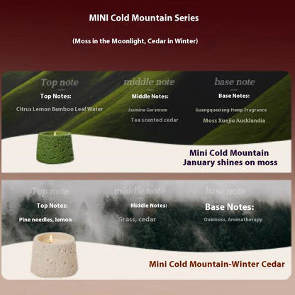 Cold Mountain Series Aromatherapy Candles For Home Sleep Aid