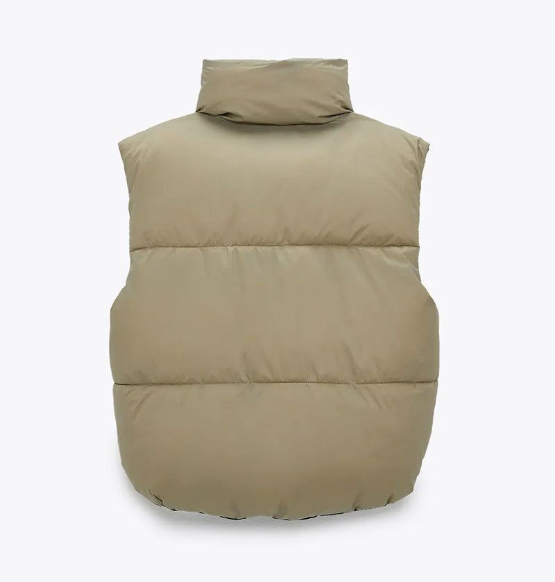 Women's Waistcoat Sleeveless Puffer Jacket