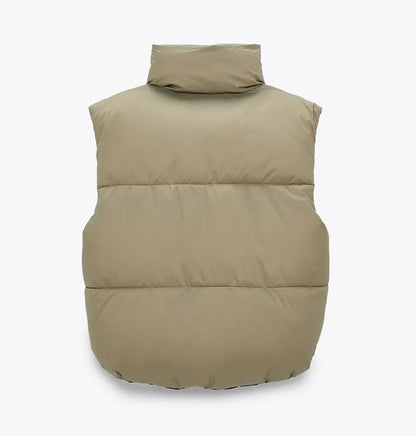 Women's Waistcoat Sleeveless Puffer Jacket
