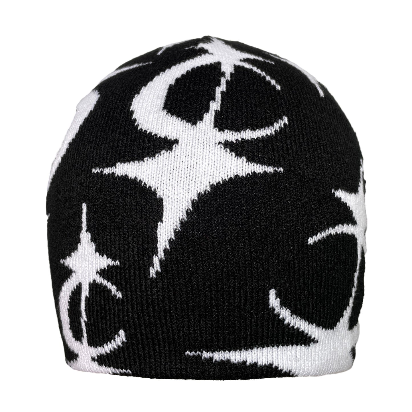 Five Pointed Star Jacquard Knitted Beanie