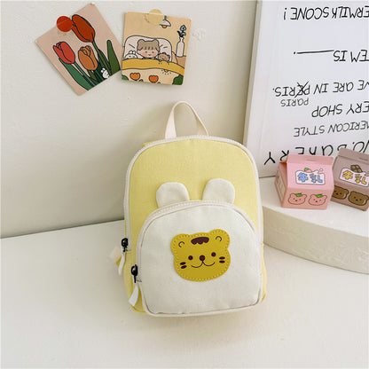 Children Backpack Cartoon Bunny Color Matching Shoulders