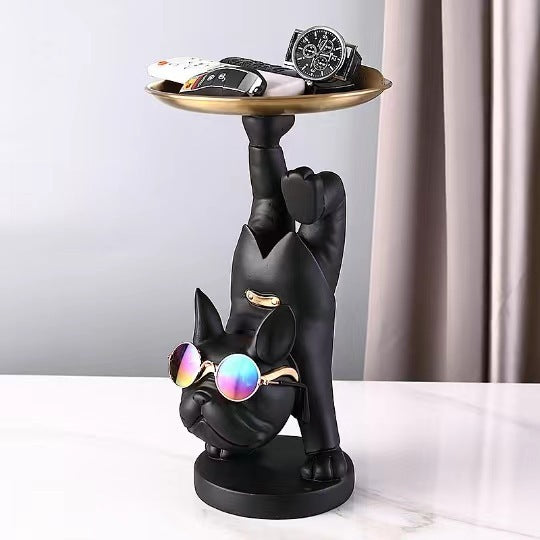 Creative Home Key Storage Hallway Shoe Cabinet Tray Light Decoration