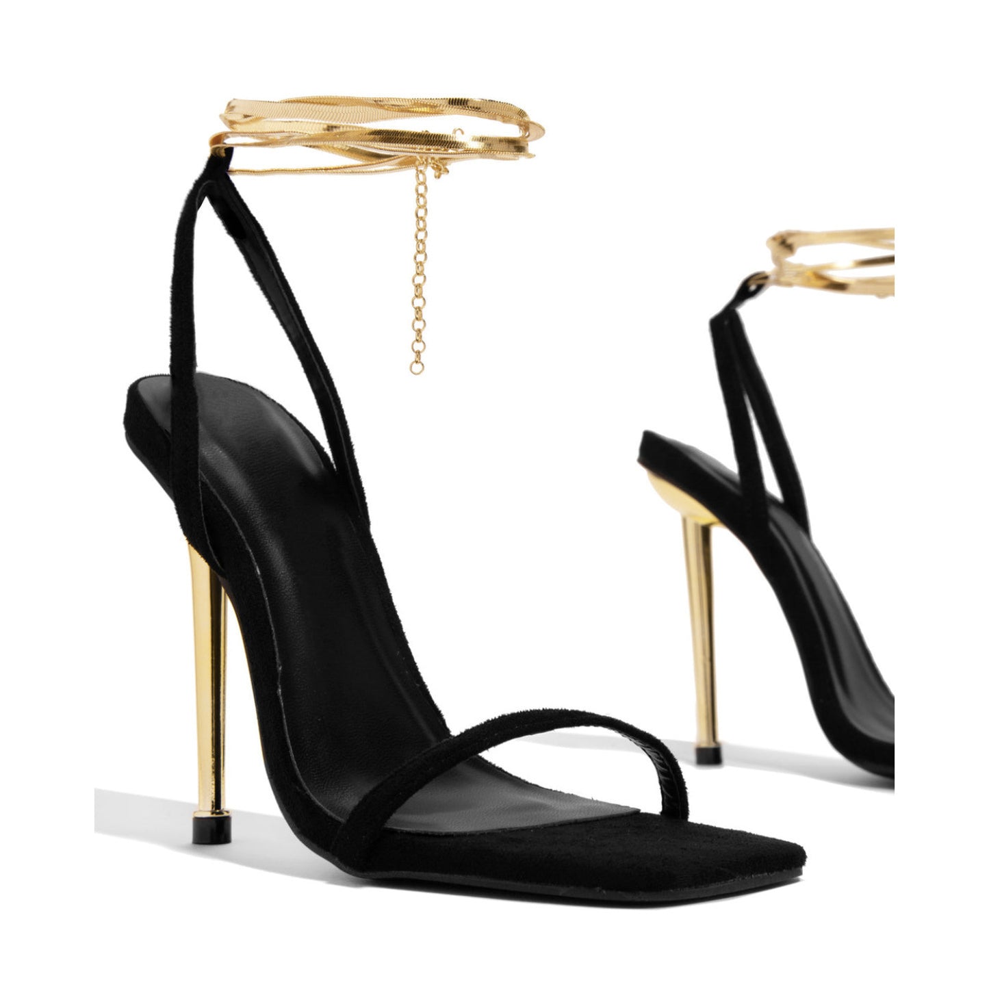 Plus Size Stiletto Strap Sandals