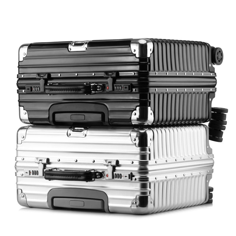 Waterproof aluminum frame rod password box 18 inch wear-resistant travel Luggage