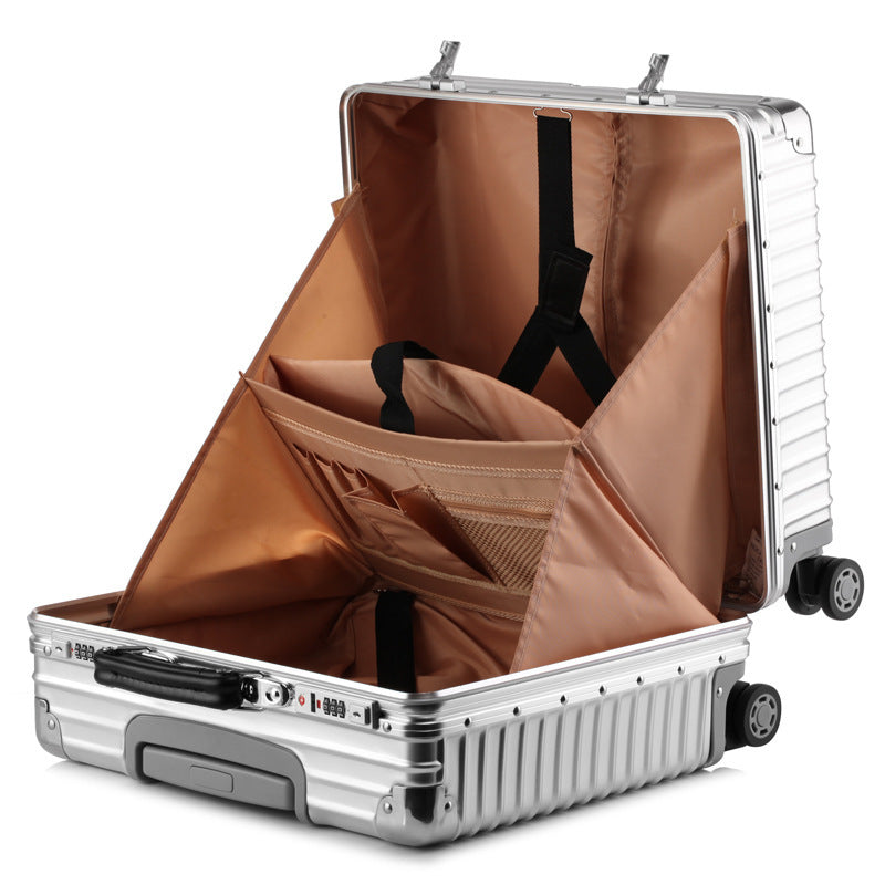 Waterproof aluminum frame rod password box 18 inch wear-resistant travel Luggage