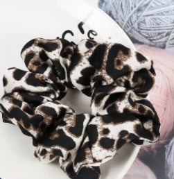 Bright Leopard Style Scrunchie