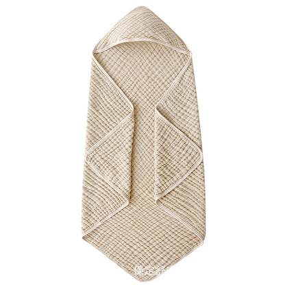 Hooded Baby Towels For Newborn Muslin Cotton