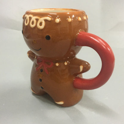 Gingerbread Man Christmas Ceramic Tea Mug