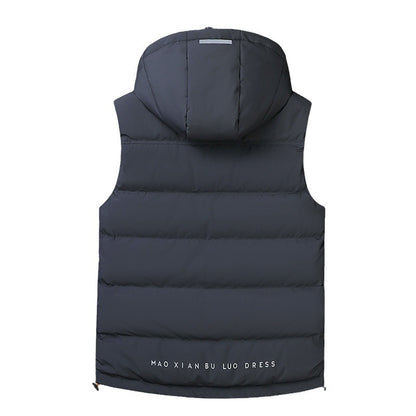 Men Fashion Personality Detachable Down Jacket