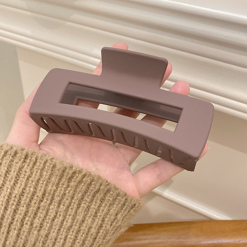 Women's Simple And Versatile Solid Color Hair Claw