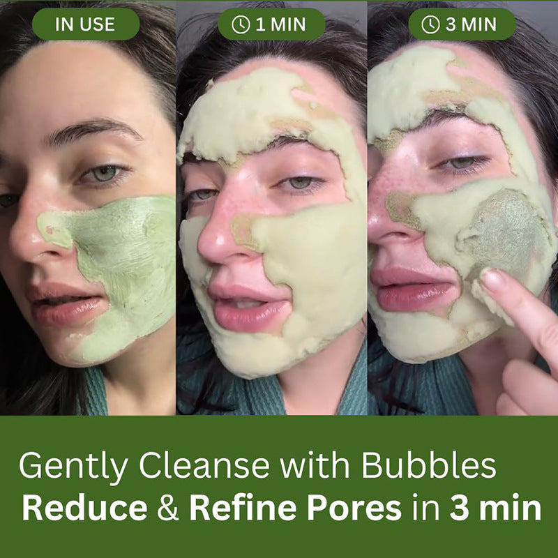 Holy Basil Bubble Clay Exfoliating Deep Cleansing Mask