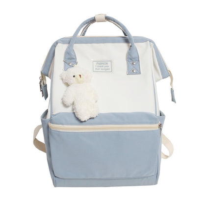 Large Capacity 15.6 Inch Simple School Backpak