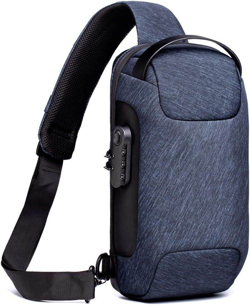 Anti theft Password Oxford Cloth Sports Messenger Bags Shoulder