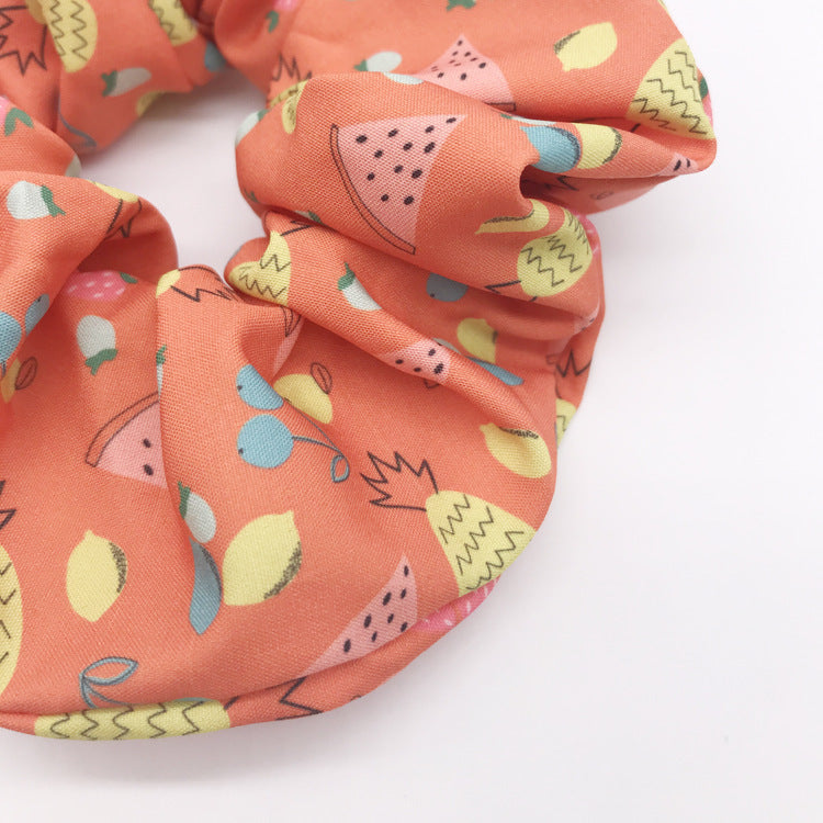 Printed fabric headband large Scrunchie