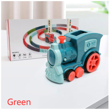 Toys Car Puzzle Automatic Release Electric Building Blocks Train Toy