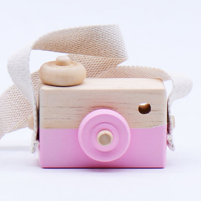Cute Wooden Baby Kids Toys Camera