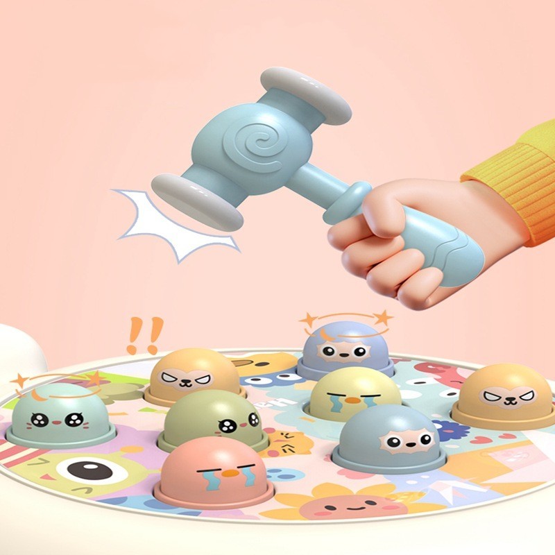子供用パズルミュージックランプ電気地面マウスおもちゃ