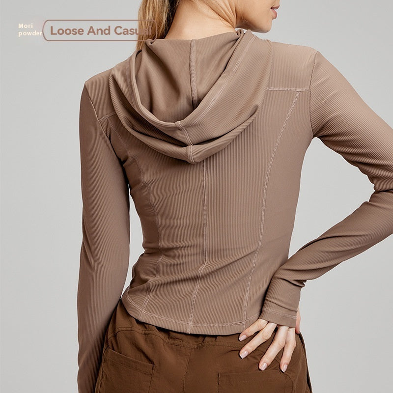 Long Sleeve Yoga Wear Coat