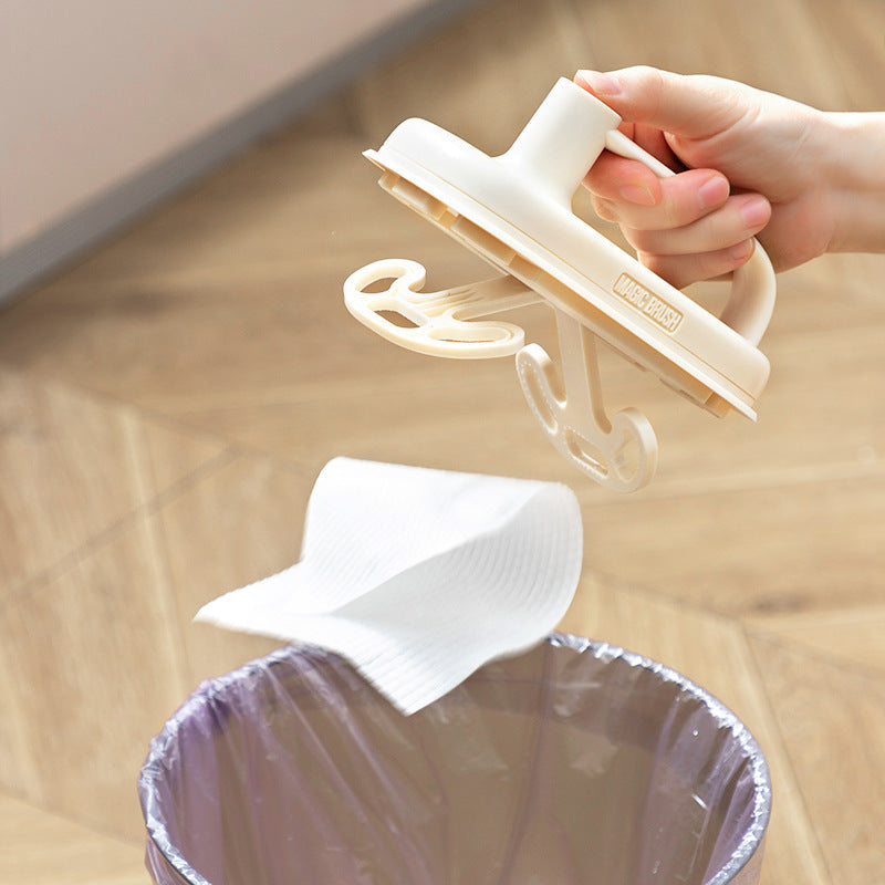 Kitchen Bathroom Toilet Cleaning Magic Brush with Wipes