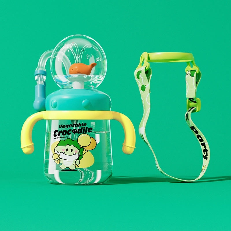 Whale Diving Cup Baby Drinking Water Fountain Water Cup