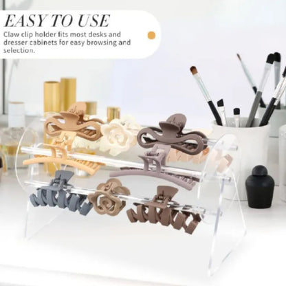 A Rotating Hair Claw Holder