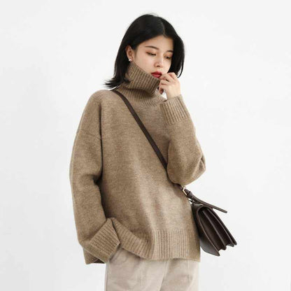 CASHMERE FUNNEL NECK JUMPER