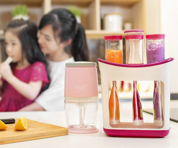 Baby Food Maker Squeezer Food Station Organic Food For Newborn Fruit Container Storage