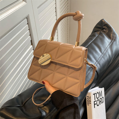 French Minority Design Rhombus Small Handbag