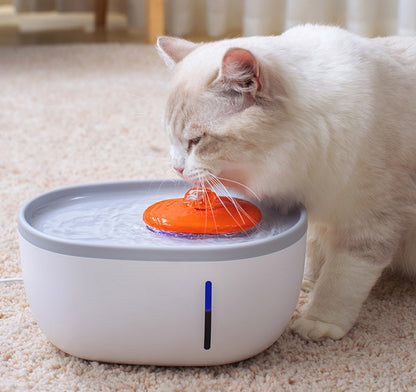 New Pet Water Dispenser LED Visual Automatic Drinking Bowl