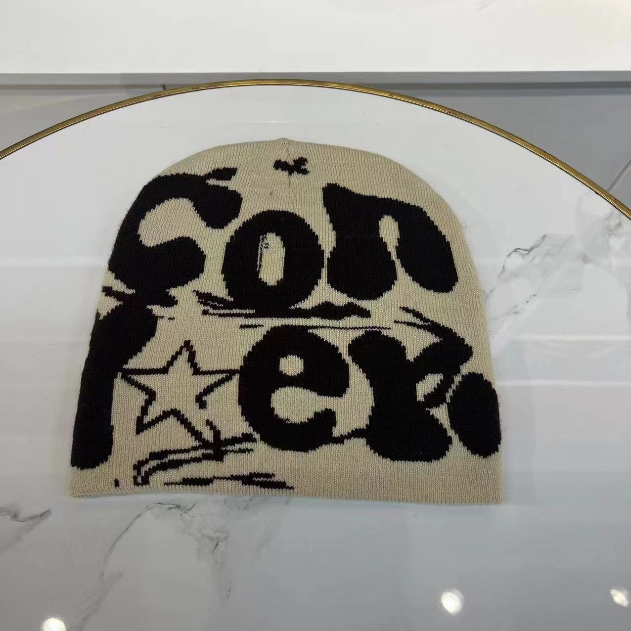 Warm Knitted Double sided Jacquard Beanie